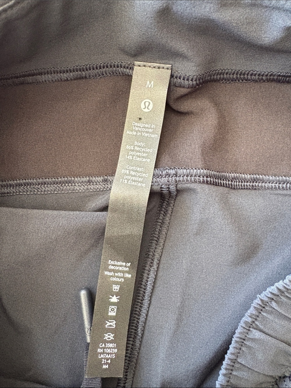 Lululemon Men’s Navy Athletic Shorts size M - Picture 2 of 8